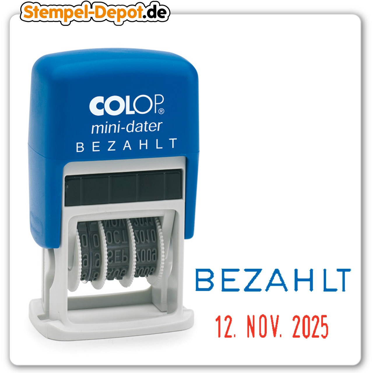 COLOP Mini Dater S 160 L2 BEZAHLT Datum Stempel Depot De